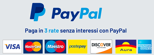 Pagamenti sicuri con PayPal 